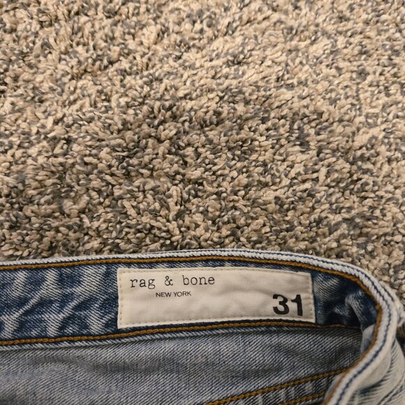 Rag & Bone Dre Low Rise Cutoff Jean Shorts Olson Wash 31 - Picture 3 of 5